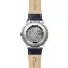 Orient Bambino orologio da uomo RA-AC0031S30B, quadrante argento, cinturino in pelle nero