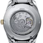 Orient Stretto Sun & Moon orologio da uomo RA-AK0312S30B, quadrante argento, cinturino in acciaio inossidabile argento