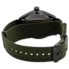 Orient Defender II orologio da uomo RA-AK0403N10B, quadrante nero, cinturino in tessuto verde