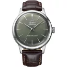 Orient Bambino 36 orologio unisex RA-BB0102E30B, quadrante verde, cinturino in pelle marrone