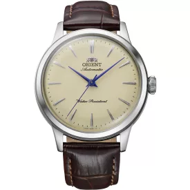 Orient Bambino 36 orologio unisex RA-BB0104Y30B, quadrante beige, cinturino in pelle marrone