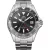 Orient Mako Diver GMT orologio da uomo RA-BC0001B30B, quadrante nero, cinturino in acciaio inossidabile argento