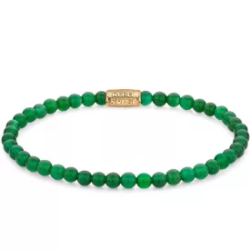 Rebel & Rose Green Agate femmina braccialetto S RR-40106-G-S