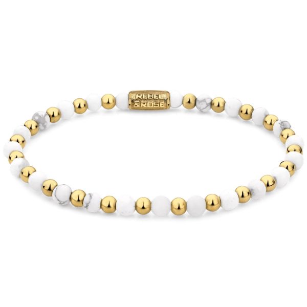Rebel & Rose Mix Virgin White femmina braccialetto XS RR-40113-G-XS