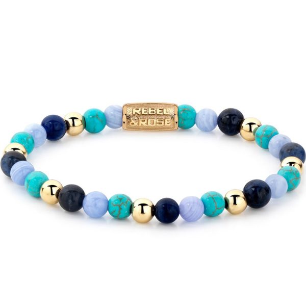 Rebel & Rose Winter Blues femmina braccialetto S RR-60043-G-S