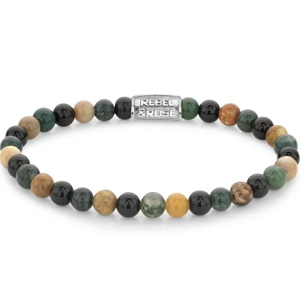 Rebel & Rose Autumn Storm Uomo braccialetto M RR-60103-S-M