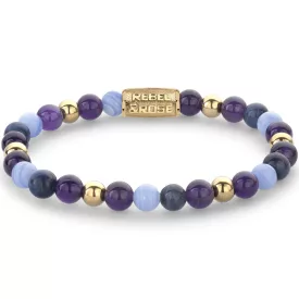   Rebel & Rose Are Violets Blue femmina braccialetto S RR-60109-G-S