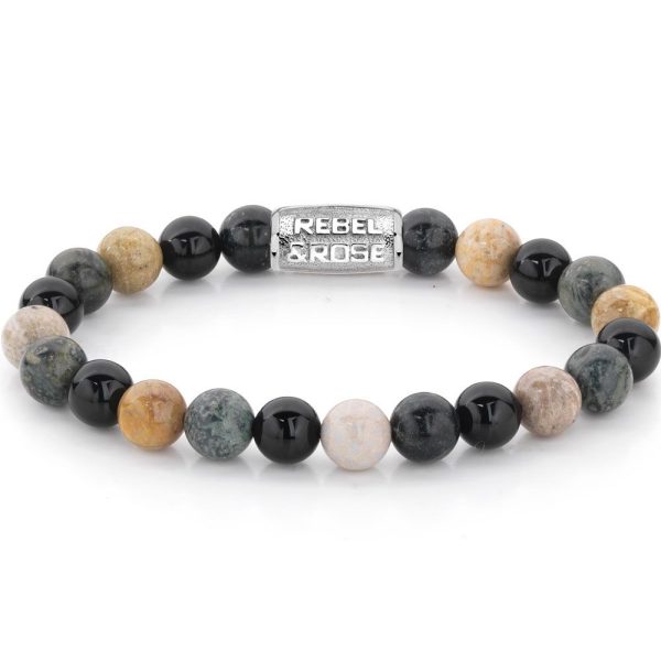 Rebel & Rose Autumn Storm Uomo braccialetto M RR-80051-S-M