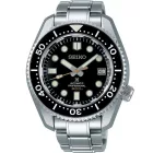 Seiko Prospex Marinemaster 1968 remake orologio da uomo SLA021J1, quadrante nero, cinturino in acciaio inossidabile argento