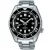Seiko Prospex Marinemaster 1968 remake orologio da uomo SLA021J1, quadrante nero, cinturino in acciaio inossidabile argento