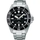 Seiko Prospex Sea Solar Diver’s orologio da uomo SNE597P1, quadrante nero, cinturino in acciaio inossidabile argento