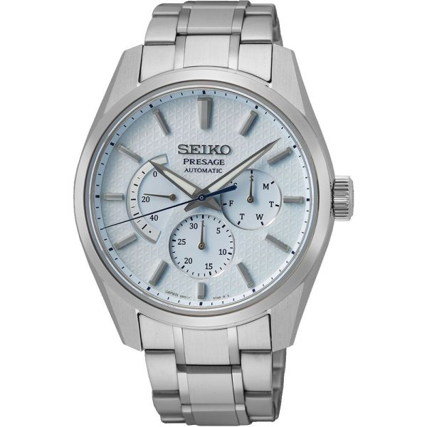 Seiko Presage Sharp Edged 'Geppaku' Moonlight orologio da uomo SPB305J1