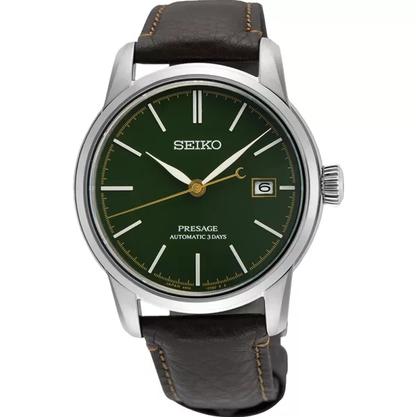 Seiko Presage Craftmanship Natural Green Urushi Lacquer orologio da uomo SPB407J1