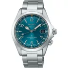Seiko Prospex Land Alpinist in Tealpine orologio da uomo SPB503J1, quadrante blu, cinturino in acciaio inossidabile argento