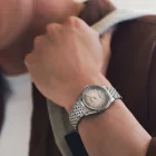 Seiko Presage Classic Fushi-iro orologio da uomo SPB523J1, quadrante marrone, cinturino in acciaio inossidabile argento