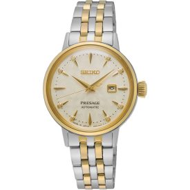   Seiko Preasage Cocktail Time White Lady Diamond Twist orologio da donna SRE010J1