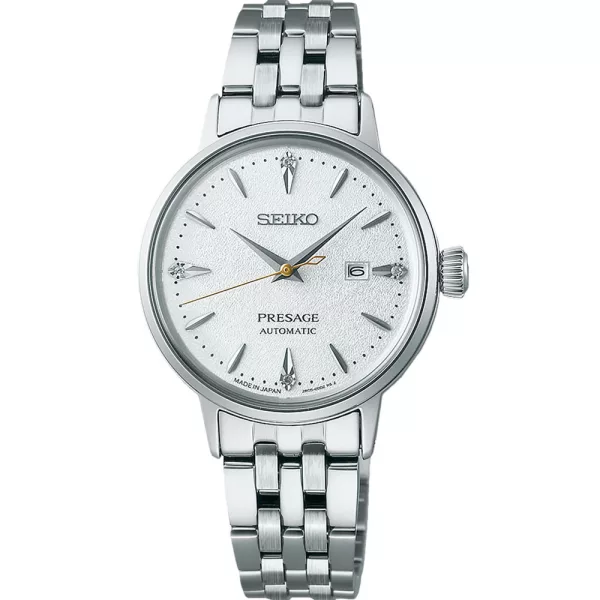 Seiko Presage Hot Buttered Rum Diamond Set Cocktail Time orologio da donna SRE017J1