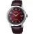 Seiko Presage Cocktail Time Nigroni orologio da uomo SRPE41J1, quadrante rosso, cinturino in pelle marrone