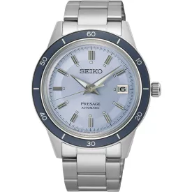   Seiko Presage European Exclusive in Retro Blue Limited Edition orologio da uomo impostato SRPL19J1