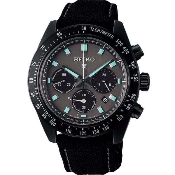 Seiko Prospex Black Series Night Vision Solar Speedtimer Chronograph orologio da uomo SSC923P1