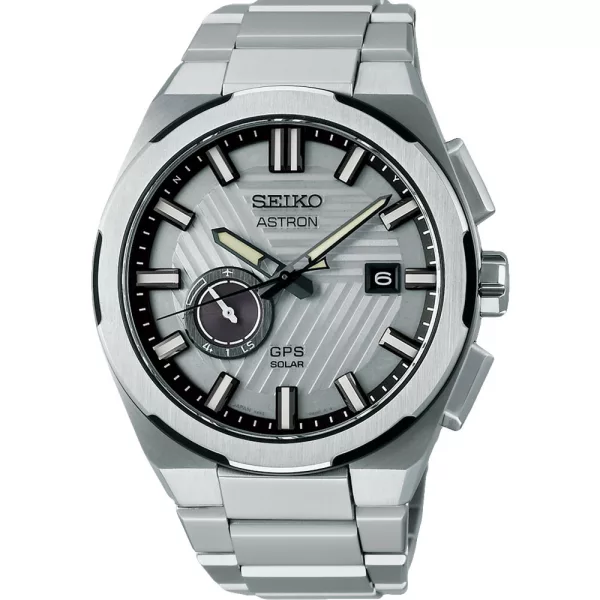 Seiko Astron GPS Solar Silvertone Earth Limited Edition orologio da uomo SSJ037J1