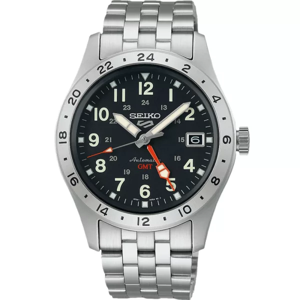Seiko 5 Sports Field Deploy Mechanical GMT orologio da uomo SSK023K1