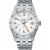 Seiko 5 Sports Field Mechanical GMT orologio da uomo SSK059K1, quadrante bianco, cinturino in acciaio inossidabile argento