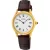 Seiko Classic orologio da donna SWR072P1, quadrante bianco, cinturino in pelle marrone