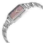 Seiko Classic orologio da donna SWR077P1, quadrante oro rosa, cinturino in acciaio inossidabile argento