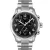 Tissot Sport Chrono L orologio da uomo T116.417.11.052.00, quadrante nero, cinturino in acciaio inossidabile argento