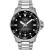 Tissot Seastar 2000 orologio da uomo T120.907.11.051.00, quadrante nero, cinturino in acciaio inossidabile argento