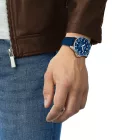 Tissot T-Sport Seastar 2000 44mm orologio da uomo T120.907.17.041.00, quadrante blu, cinturino in silicone blu
