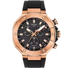 Tissot T-Sport T-Race orologio da uomo T141.417.37.051.00, quadrante nero, cinturino in silicone nero