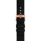 Tissot T-Sport T-Race orologio da uomo T141.417.37.051.00, quadrante nero, cinturino in silicone nero