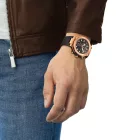 Tissot T-Sport T-Race orologio da uomo T141.417.37.051.00, quadrante nero, cinturino in silicone nero