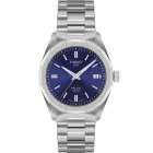 Tissot Classic PRC 100 Solar orologio da donna T151.822.11.041.00, quadrante blu, cinturino in acciaio inossidabile argento