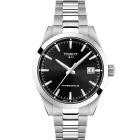 Tissot Classic Gentleman orologio da uomo T165.807.11.051.00, quadrante nero, cinturino in acciaio inossidabile argento