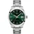 Tissot Classic Gentleman orologio da uomo T165.807.11.091.00, quadrante verde, cinturino in acciaio inossidabile argento
