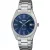 Casio Collection orologio unisex UTP-1302PD-2A1VEF, quadrante blu, cinturino in acciaio inossidabile argento