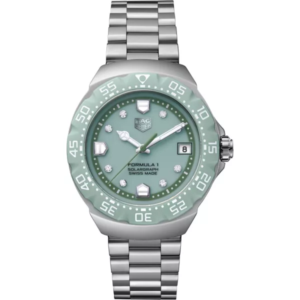Tag Heuer Formula 1 Solargraph Limited Edition orologio da donna WBY111B.BA0042, cinturino in acciaio inossidabile argento