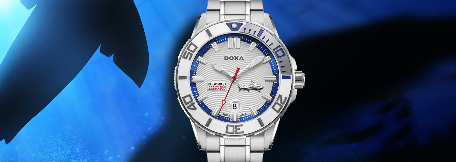 Orologio da uomo Doxa Shark Ceramica D200SWH