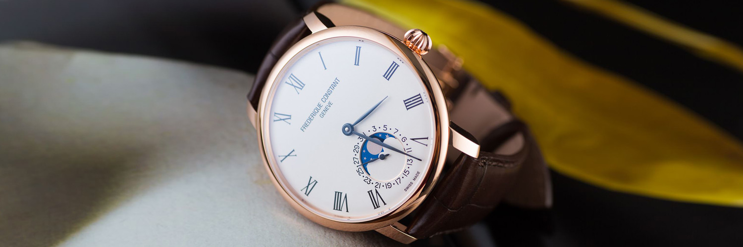 Collezione Slimline Moonphase di Frederique Constant